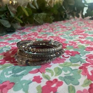 Silver Beaded Bracelet